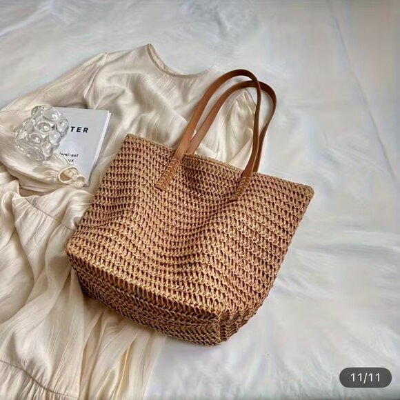 Handmade Woven Shoulder Bag - Picture 1 of 5